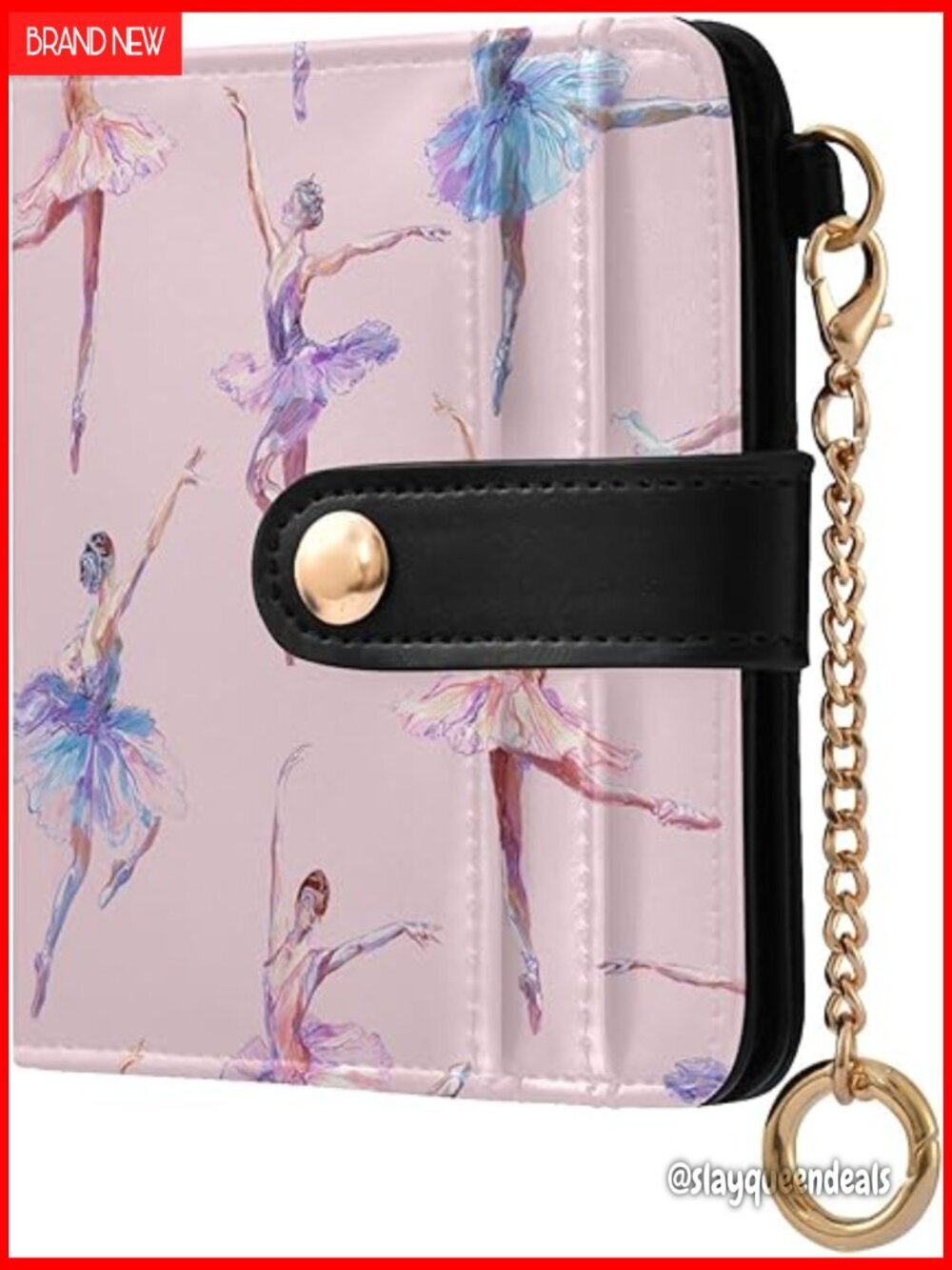 Slim RFID Blocking Leather Bifold Wallet with Zipper Coin Pocket